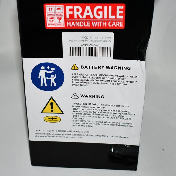 Halloween Glass Ghost Decoration with Remote-Control Lights – Handmade Light-Up - Picture 5 of 5